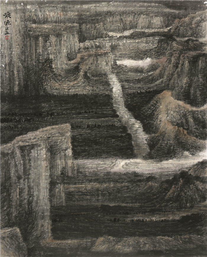 美术  江可群  曠塬  中国画  118cm×96cm  常州  254278.jpg