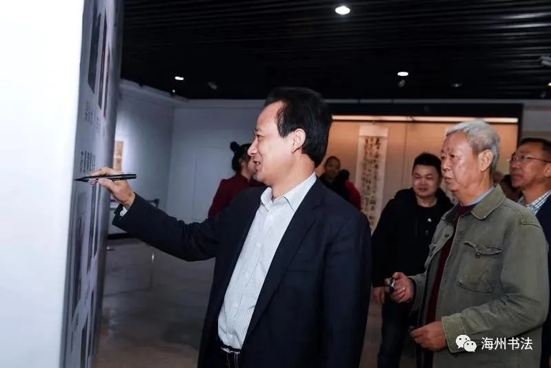 海州区首届石曼卿奖书法展在连云港市博物馆开展